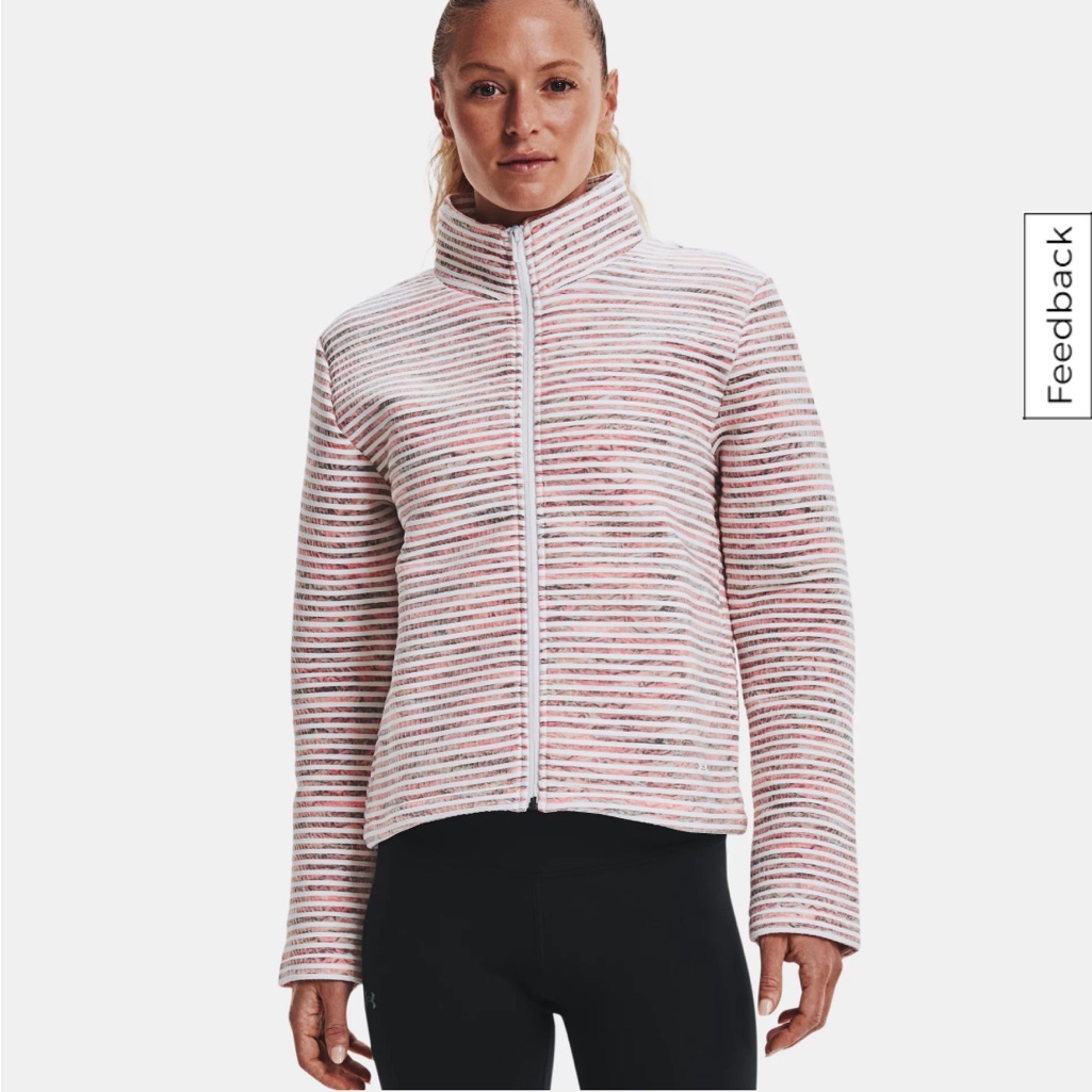 Nwt Under Armour Multi-Color Full-Zip Jacket Sz Small